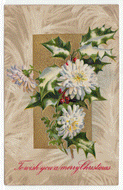 To Wish You a Merry Christmas Vintage Original Postcard # 2292 - Post Marked December 22, 1909 - VG