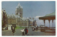 Chateau Frontenac, Quebec City, Quebec, Canada Vintage Original Postcard # 2295 - New - 1960's - NM