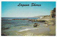 Laguna Shores, Laguna Beach, California, USA - Vintage Original Postcard # 2324 - New - 1960's - NM