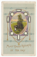 Many Happy Returns of the Day (Birthday) - Vintage Original Postcard # 2351 - Post Marked December 29, 1913 - VG