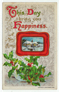 A Merry Christmas - Vintage Original Postcard # 2374 - Post Marked December 29, 1911 - VG