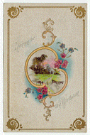 Happy Be Thy Birthday - Vintage Original Postcard # 2389 - Post Marked May 23, 1910 - VG