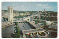 Carillon Tower, Rainbow Bridge, Niagara Falls, Ontario, Canada - Vintage Original Postcard # 2397 - New - 1960's
