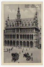Load image into Gallery viewer, King's House, Brussels, Belgium - Vintage Original Postcard # 2404 - New - 1940's - VG
