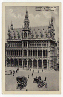 King's House, Brussels, Belgium - Vintage Original Postcard # 2404 - New - 1940's - VG