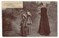 Longfellow's Evangeline - Vintage Original Postcard # 2411 - Post Marked January 21, 1913