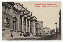 Load image into Gallery viewer, Museum of the Beaux-Arts, Brussels, Belgium - Vintage Original Postcard # 2413 - New - 1940's - NM
