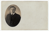 Portrait of a Man (Unknown) Vintage Original Postcard # 2422 - New - 1940's NM