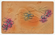 A Joyful Easter Vintage Original Postcard # 2437 - Post Marked March 15, 1910 - VG
