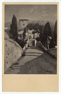 View of Subiaco Italy, Vintage Original Postcard # 2451 - New - 1940's - VG
