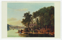 Load image into Gallery viewer, Otsego Lake, Three Mile Point, New York, USA Vintage Original Postcard # 2462 - New 1960's
