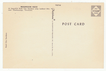 Load image into Gallery viewer, Mushroom Rock, Rock City Gardens, Chattanooga, Tennessee, USA Vintage Original Postcard # 2479 - New - 1970's
