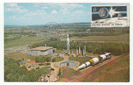 Alabama Space & Rocket Center, Huntsville, Alabama, USA Vintage Original Postcard # 2499 - Postmarked August 2, 1971 - VG