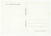 Load image into Gallery viewer, A Proposito de Henry - Regarding Henry - Movie Vintage Original Postcard # 2547 - New, 1990's
