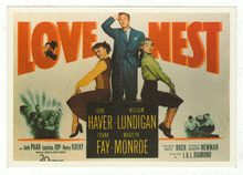 Load image into Gallery viewer, Love Nest - Movie Vintage Original Postcard # 2554 - New, 1990's
