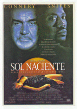 Load image into Gallery viewer, Sol Naciente  - Rising Sun - Movie Vintage Original Postcard # 2576 - New, 1990's

