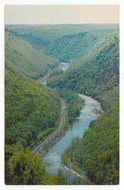 Leonard Harrison State Park, Pennsylvania, USA Vintage Original Postcard # 2602 - New 1960's