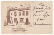 Edgren Studio, Boston, Massachusetts, USA Vintage Original Postcard # 2606 - New 1960's