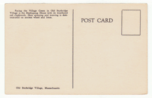 Load image into Gallery viewer, Old Sturbridge Village, Massachusetts, USA - Vintage Original Postcard # 2613 - New 1960's
