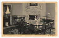 Mount Vernon (Dining Room), Virginia, USA - Vintage Original Postcard # 2615 - New 1960's