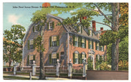 John Paul Jones House, Portsmouth, New Hampshire, USA Vintage Original Postcard # 1051 - Post Marked August, 1954