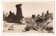 Sentinels from The Badlands, Montana, USA Vintage Original Postcard # 1073 - New - 1940's
