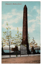 Load image into Gallery viewer, Cleopatra's Needle, London, England Vintage Original Postcard # 1085 - New - 1940's
