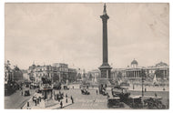 Trafalgar Square, London, England Vintage Original Postcard # 1105 - New - 1920's