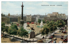 Load image into Gallery viewer, Trafalgar Square, London, England Vintage Original Postcard # 1116 - New - 1930's
