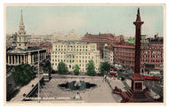 Trafalgar Square, London, England Vintage Original Postcard # 1117 - New - 1930's