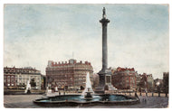 Trafalgar Square, London, England Vintage Original Postcard # 1120 - Post Marked September 23, 1904