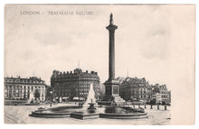 Load image into Gallery viewer, Trafalgar Square, London, England Vintage Original Postcard # 1121 - New - Early 1900's
