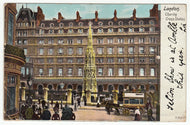 Charing Cross Station, London, England Vintage Original Postcard # 1127 - Post Marked July 28, 1903