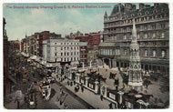 The Strand, Charing Cross, London, England Vintage Original Postcard # 1131 - New - 1930's