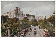 The Thames River Embankment, London, England Vintage Original Postcard # 1134 - New - 1930's