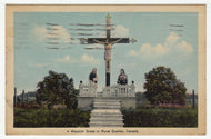 A Wayside Cross, Quebec, Canada Vintage Original Postcard # 1168 - Post Marked September 5, 1936