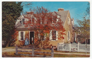 Brush-Everard House, Williamsburg, Virginia, USA - Vintage Original Postcard # 1180 - New - 1960's