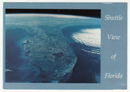Space Shuttle View of Florida Vintage Original Postcard # 1185 - Post Marked June 24, 1996