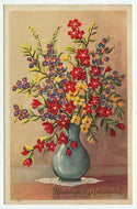 Congratulations - Hartelijk Gefeliciteerd Vintage Original Postcard # 1199 - Post Marked July, 1959