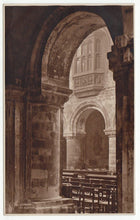 Load image into Gallery viewer, St. Bartholomew the Great - Across the Nave, London, England Vintage Original Postcard # 1218 - New - 1940's
