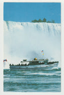 Maid of the Mist (Tour Boat), Niagara Falls, Ontario, Canada - Vintage Original Postcard # 1228 - Post Marked January 29, 1985