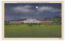 Load image into Gallery viewer, Handley High School, Winchester, Virginia, USA Vintage Original Postcard # 1231 - New - 1950's
