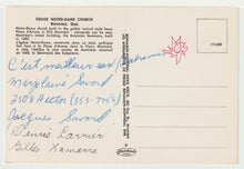 Load image into Gallery viewer, Notre-Dame Church, Montreal, Quebec, Canada Vintage Original Postcard # 1245 - Hand Written - 1983
