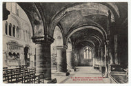 St. Bartholomew the Great - South Choir Ambulatory, London, England Vintage Original Postcard # 1247 - New - 1920's