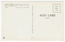 Load image into Gallery viewer, Mount Rainier Mountain, Washington, USA Vintage Original Postcard # 1249 - New - 1960's
