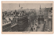 The Strand, Charing Cross, London, England Vintage Original Postcard # 1254 - Post Marked July 14, 1945
