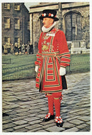 Yeoman Warder - The Tower of London, London, England Vintage Original Postcard # 1272 - New - 1970's