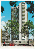 Hilton Hotel, London, England Vintage Original Postcard # 1288 - Post Marked June 7, 1969