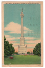 Load image into Gallery viewer, Brock's Monument, Queenston Heights, Ontario, Canada - Vintage Original Postcard # 1362 - November 5, 1951
