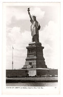 Statue of Liberty, New York, NY, USA - Vintage Original Postcard # 1365 - New - Real Photo - 1930's